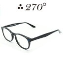 あす楽【55%OFF】 270°メガネ / two-seventy degrees / 眼鏡 / 伊達メガネ / サングラス / HNL-BLK-CLR-BLU / 専用ケース付 /【送料無料】