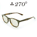 【55%OFF】 270°メガネ / two-seventy degrees / 眼鏡 / 伊達メガネ / サングラス / HNL-BRNDEMI-BRN-GRN / 専用ケース付 /【送料無料】(4)