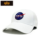 【あす楽】ALPHA INDUSTRIES Nasa Cap / アルファ インダストリーズ / NASA ロゴ パッチ / ナサ / ベースボール キャップ / Cap / キャップ / スナップバック / 帽子 / ハット / 宇宙 / 186903