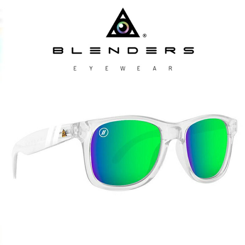  BLENDERS EYEWEAR / ブレンダーズ アイウェア / NATTY ICE LIME / サングラス / Sunglass / 眼鏡 / カリフォルニア / アイウェア / メガネ / 専用保存袋付き / BE405 / (CLEAR / GREEN)