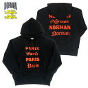 あす楽【50 OFF】NORMAN Print Sweat Hoody / ノルマン / プリント スウェット フーディー / HOODY / フーディー / PARKA / パーカー / pull over parka / プルオーバーパーカー / スウェットパーカー / 馬場圭介様 / NOR-0080