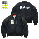 あす楽【50 OFF】NORMAN Leather Shoulder MA-1 JKT / Jacket / ジャケット / アウター / エムエーワン / ノルマン / 馬場圭介様 / NOR-0127