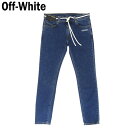 【あす楽】 Off-White SKINNY REGULAR LENGHT MEDIUM BLUE WAS / オフ・ホワイト / スキニー / メンズ デニム ジーンズ / DENIM PANTS / OMYA002S19C32025 8701