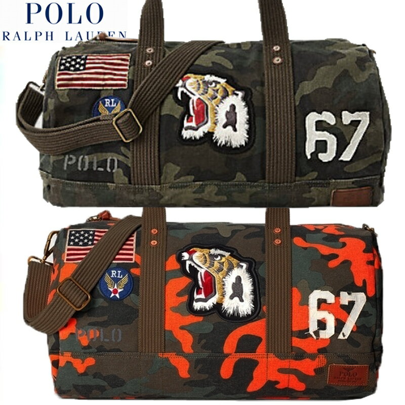 【あす楽】POLO RALPH LAUREN ポロ ラルフローレン ボストンバッグ / Boston Bag / Duffel Bag / Camo Tiger Canvas Duffel / カモ タイガー キャンバス ダッフルバッグ /MPOLO F21 CF/MPOLO SP21 D2/ ポロベア / Polo Bear / メンズ / BAG / 405752381001 / 405831256001