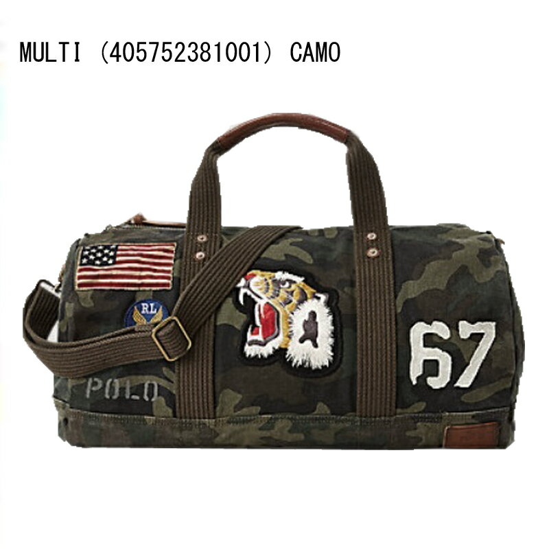 【あす楽】POLO RALPH LAUREN ポロ ラルフローレン ボストンバッグ / Boston Bag / Duffel Bag / Camo Tiger Canvas Duffel / カモ タイガー キャンバス ダッフルバッグ /MPOLO F21 CF/MPOLO SP21 D2/ ポロベア / Polo Bear / メンズ / BAG / 405752381001 / 405831256001