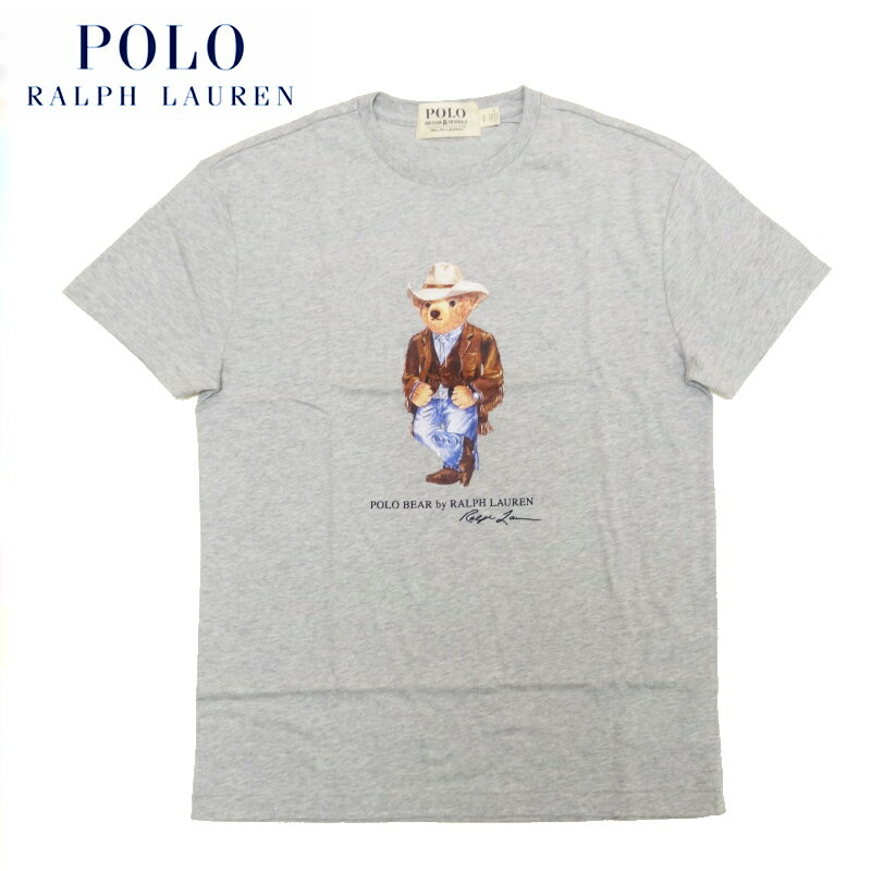 【あす楽】POLO RALPH LAUREN (ポロ ラルフローレン) Cowboy Bear Tee / POLO BEAR T-SHIRT / カウボーイ ベア / ポロベア / 熊 / くま / クマ / POLO DENIM 1 / CREW NECK TEE / クルーネック Tシャツ / Tシャツ / 半袖 / SHORT SLEEVE / メンズ / 710858039001