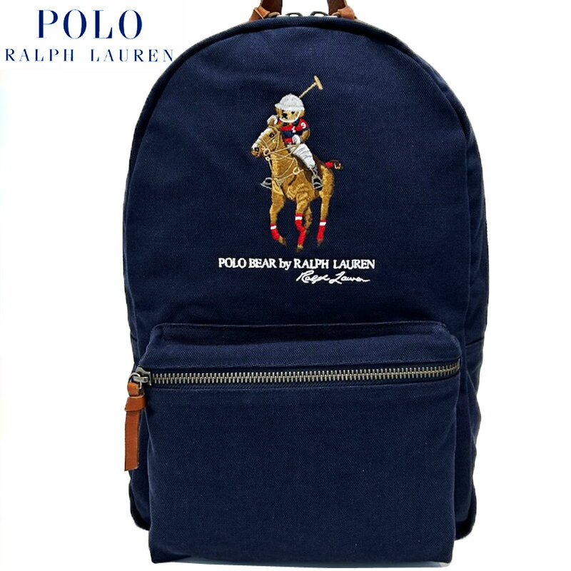 ラルフローレン 帆布・キャンバスバッグ メンズ 【あす楽】POLO RALPH LAUREN ポロ ラルフローレン バックパック / BACKPACK / ベア 刺繍 / Polo Bear Canvas Backpack / ポロ ベア キャンバス リュック / 熊 / くま / クマ / RUCKSACK / リュックサック / MPOLO F21 D4 / ポロベア / ユニセックス / BAG / 405854527001