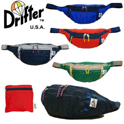 ドリフター ウエストポーチ レディース Drifter(ドリフター) WAIST PACK / ウエスト パック / パッカブル / ソフトタイプ / ボディバッグ / BODY BAG / ウエストポーチ / ウエストバッグ / BAG / バッグ / メンズ / レディース / ユニセックス