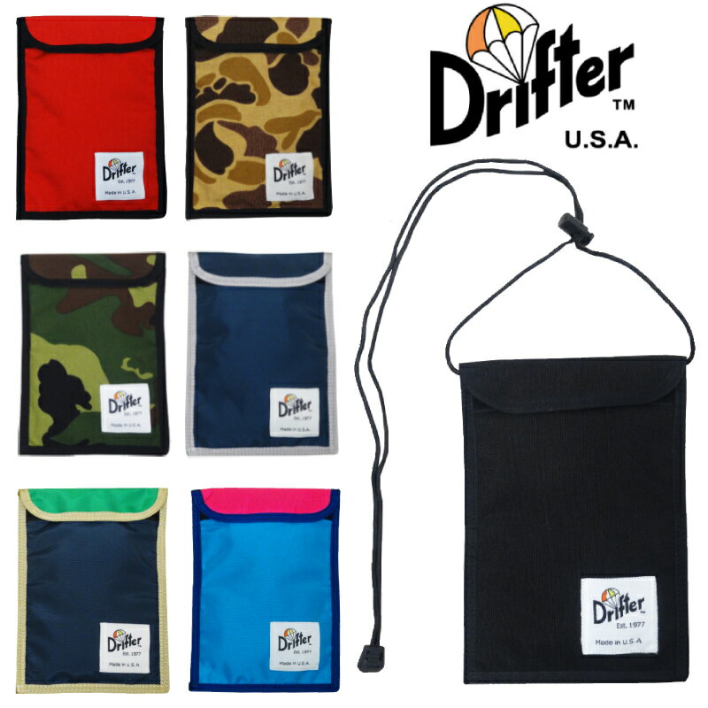 Drifter(ドリフター) NECK POUCH / ネックポーチ / POUCH / ポーチ / SACOCHE / サコッシュ / メンズ / レディース / ユニセックス / 240