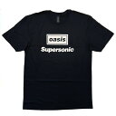 Oasis Supersonic Title T-Shirt / オアシス ロゴ Tシャツ / Oasis UNISEX T-SHIRT / Logo Blac...