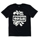 Oasis Logo Splat T-Shirt / オアシス ロゴ Tシャツ / Oasis UNISEX T-SHIRT / Logo Black T-Sh...