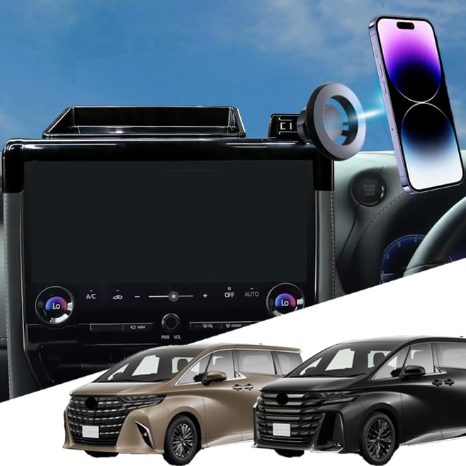 EXSHOW 急速充電車載ホルダー デュアルUSBポー携帯カーマウント 360度回転スマートフォンホルダー 対応機種：3.5-6.8インチスマホ