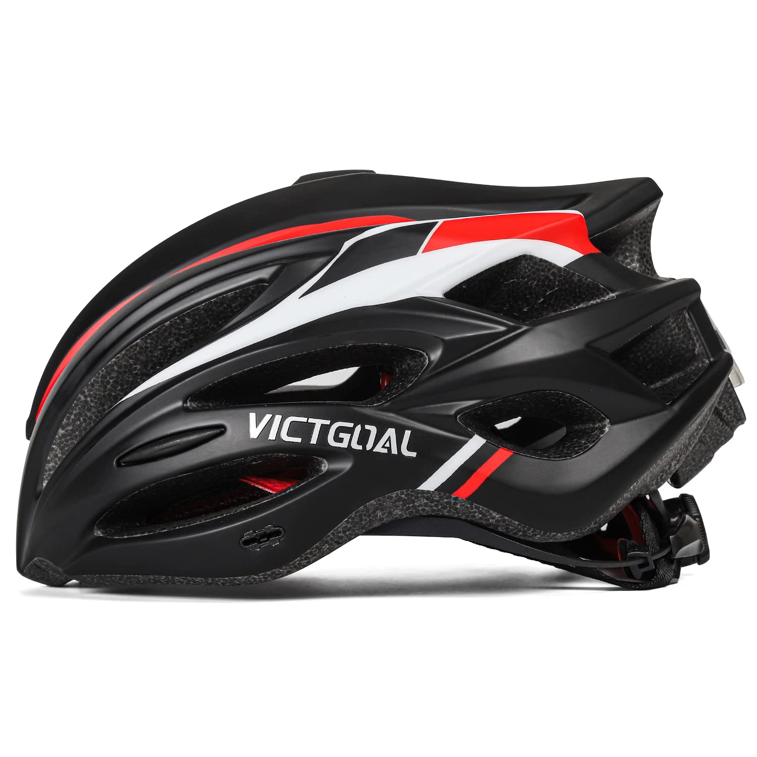 VICTGOAL 自転車 ヘルメット大人用 ロードバイク/サイクリング ヘルメット 超軽量 高剛性 LEDライト・..