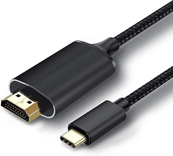 USB Type C HDMI 変換アダプター変換ケーブル4K USB Type C to HDMI 映像出力2M 接続ケーブル Thunderbolt3 タイプC to hdmi 40Gbps転送 設定不要 MacBook Air用、MacBook Pro用、iPad Pro用 2020/2018、iMac用、Huawei Matebook用、Surface Book用、Galaxy S20/S20+用な