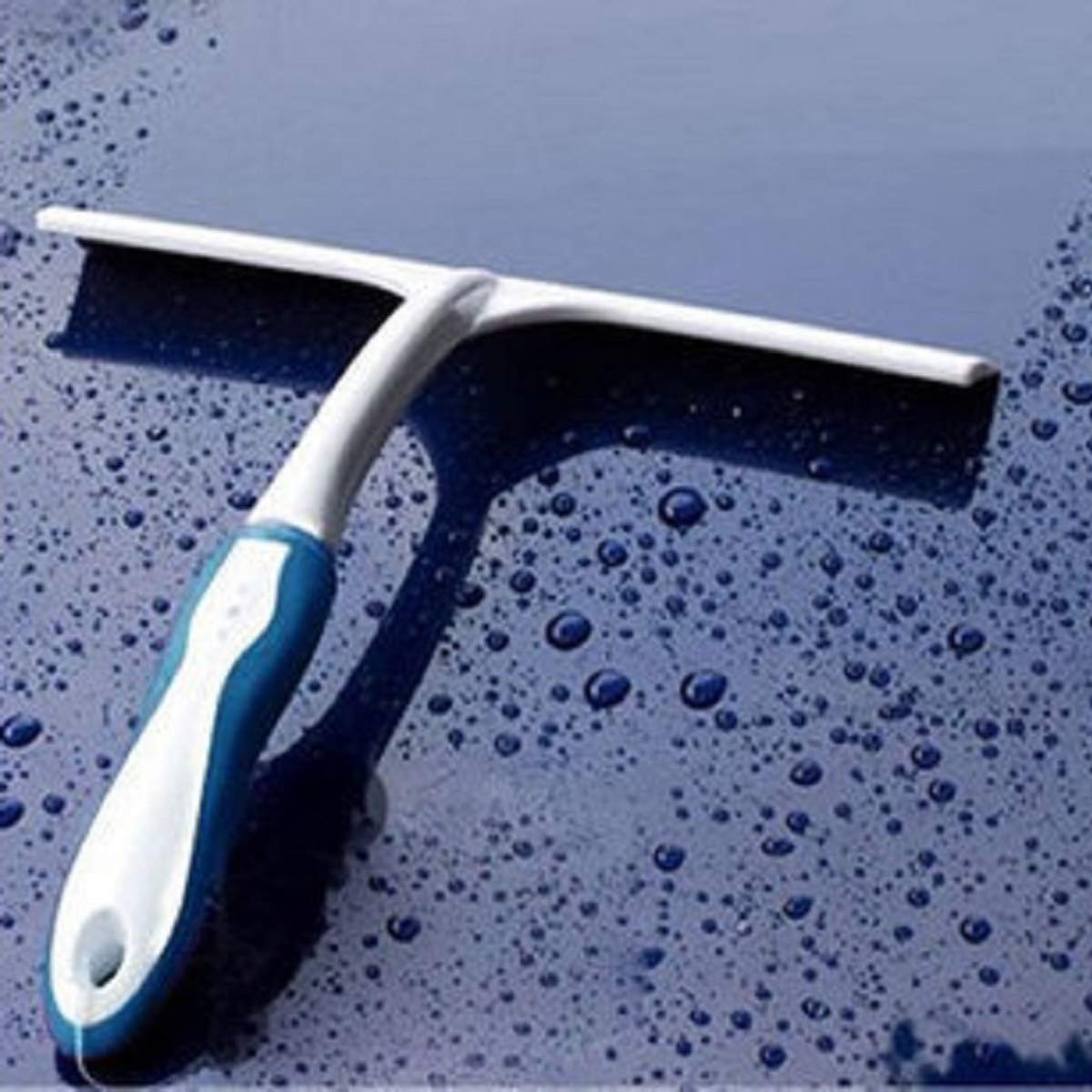 Setokaya ガラススクイジー シリコン製 水切りワイパー T字型スクイジー 掃除 車用 ガラス 窓 お風呂 浴室 GSQ-02