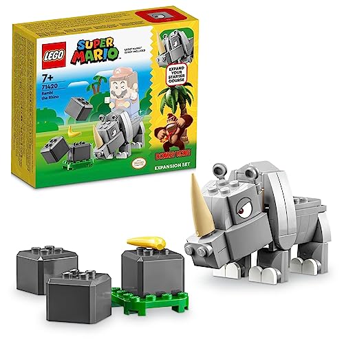 楽天1000カットカルペディエムレゴ（LEGO） スーパーマリオ 走れ! サイのランビ 71420 おもちゃ ブロック プレゼント 冒険 男の子 女の子 7歳 ~