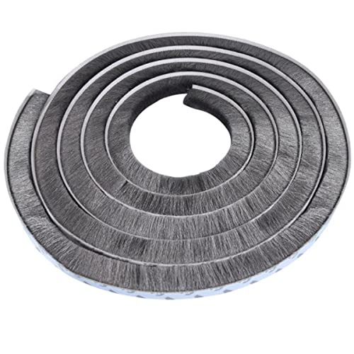 【送料無料】LIKENNY 隙間テープ クッションテープ モヘアタイプ 静音テープ すきまテープ 網戸用 き間テープ 玄関ドア 戸当たり 窓 サッシ用 隙間対策 5m*9mm*15mm