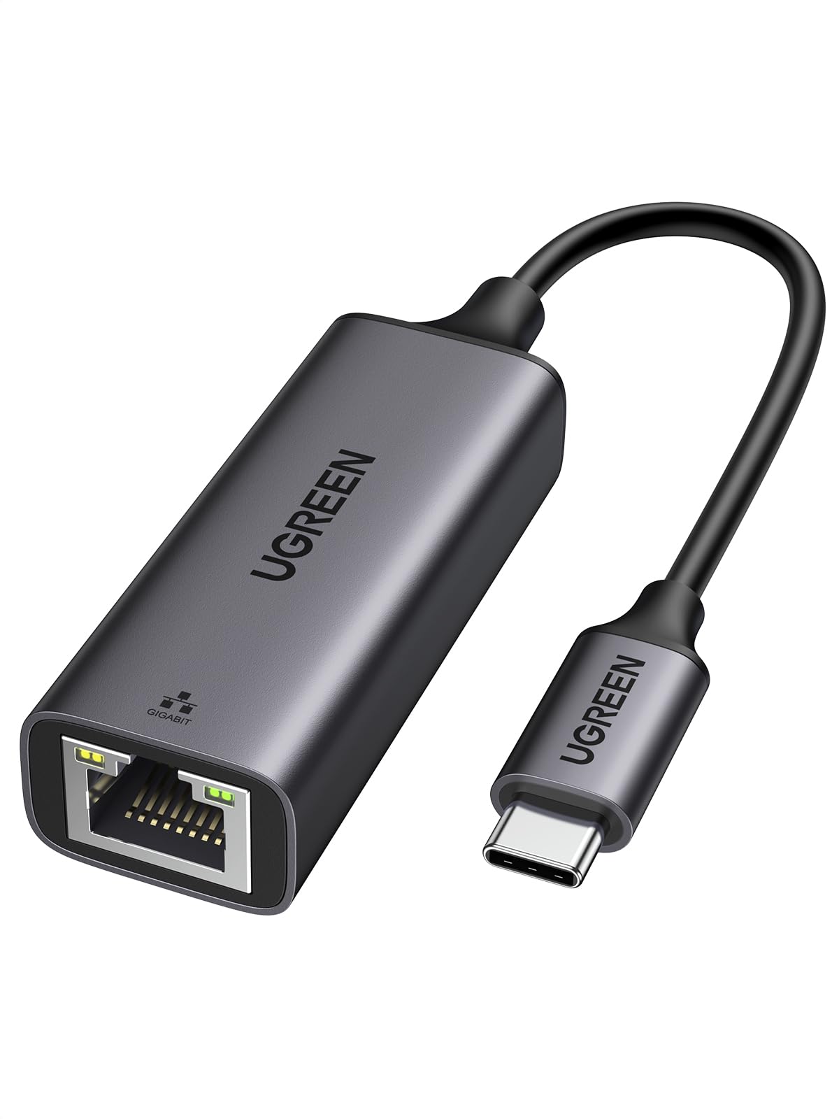 UGREEN USB-C LAN LLANA_v^[ Type-C LAN OTG@\Ή 1000Mbps USB-C to RJ45 MKrbgC[Tlbg Thunderbolt 3 MacBook Asus Lenovo Acer Dell XPSȂǂɑΉ ubN