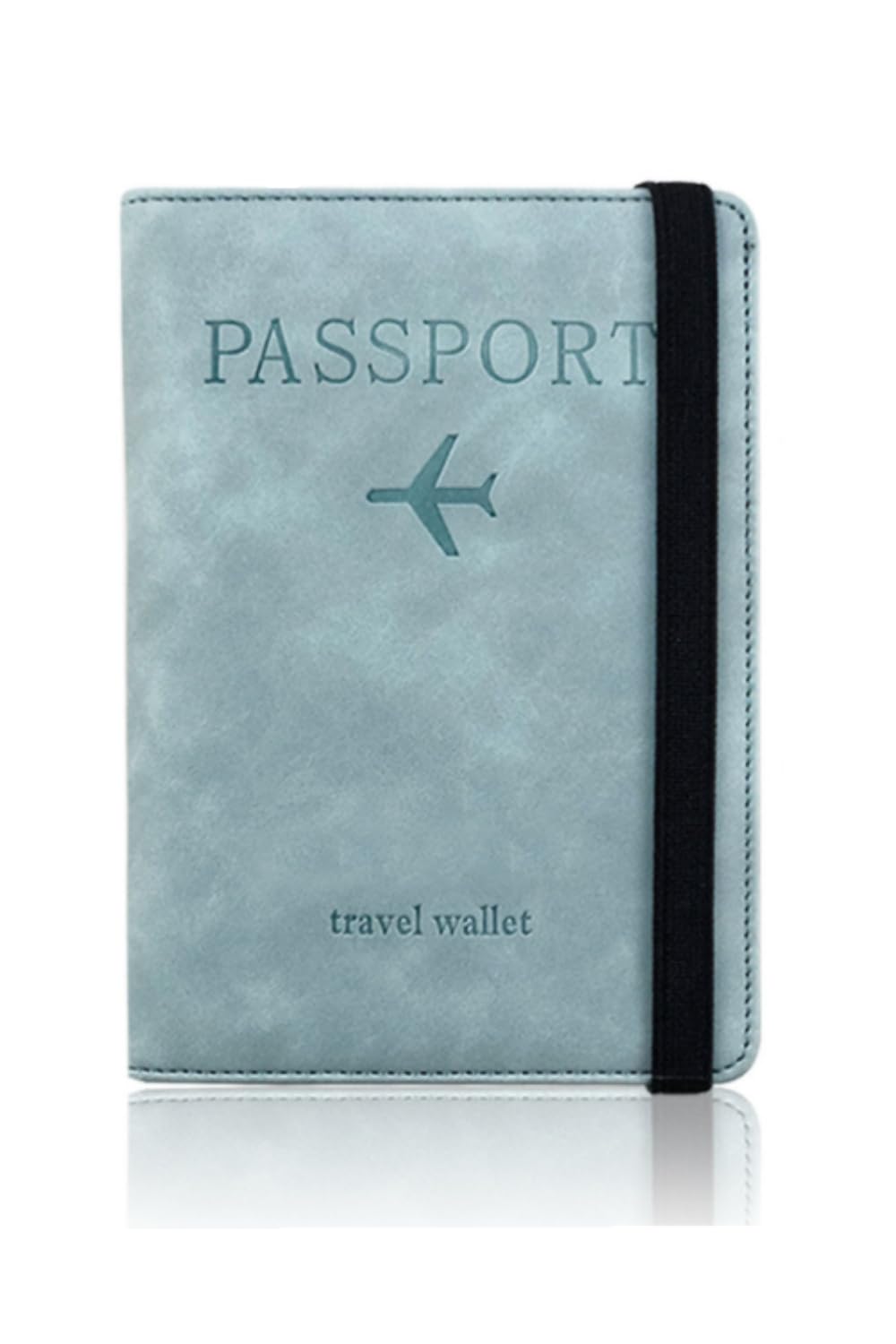[YFFSFDC] パスポートケース スキミング防止 パスポートカバー ホルダー トラベルウォレット パスポートカードケース 多機能収納ポケット 国内海外旅行用品 海外出張 海外旅行（ライトブルー）