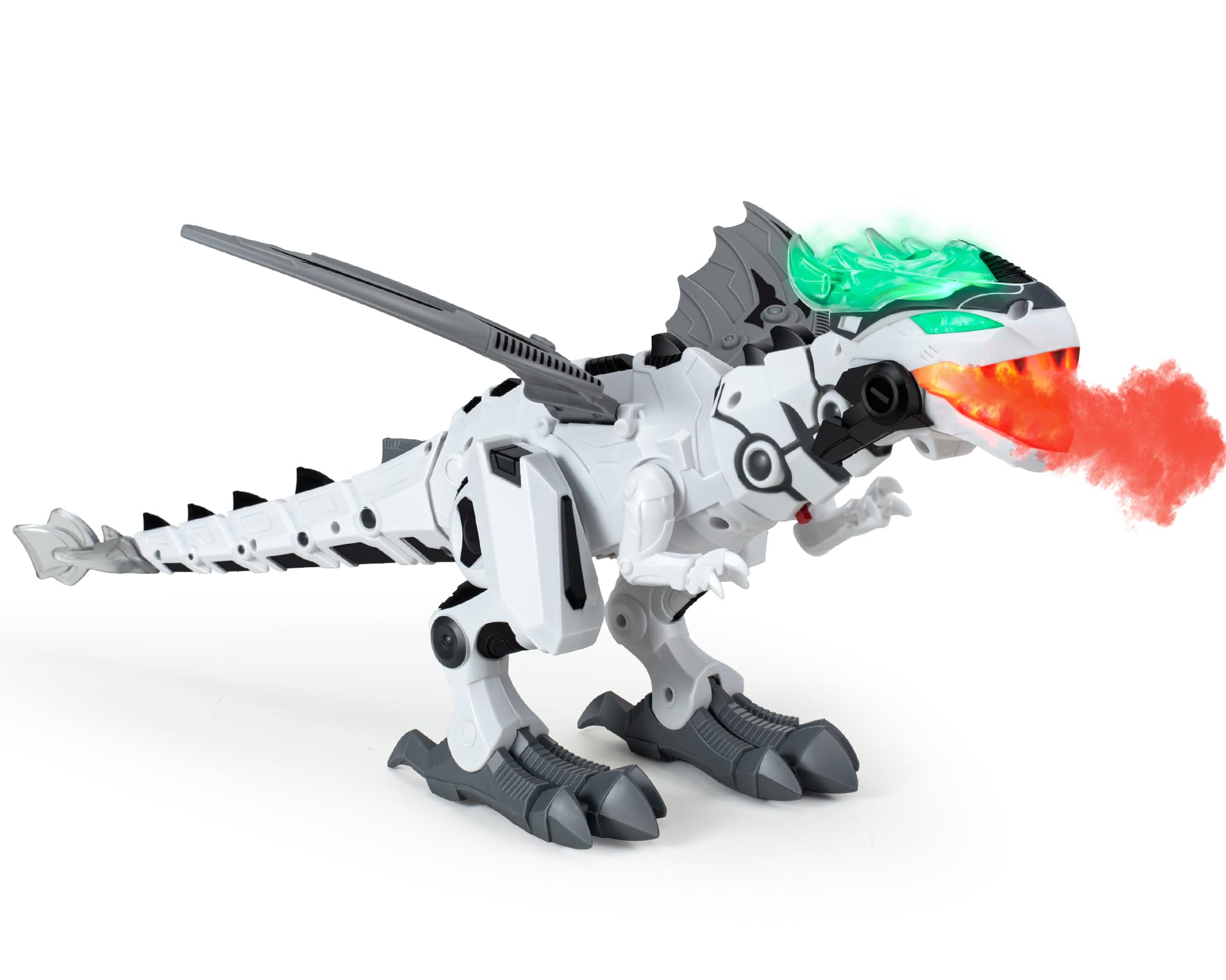Hymaz ロボットおもちゃ 恐竜おもちゃ 電動 おもちゃ 動物 子供 おもちゃ 電気玩具 モデル 発光 歩く 噴射でき 誕生日 ギフト 贈り物