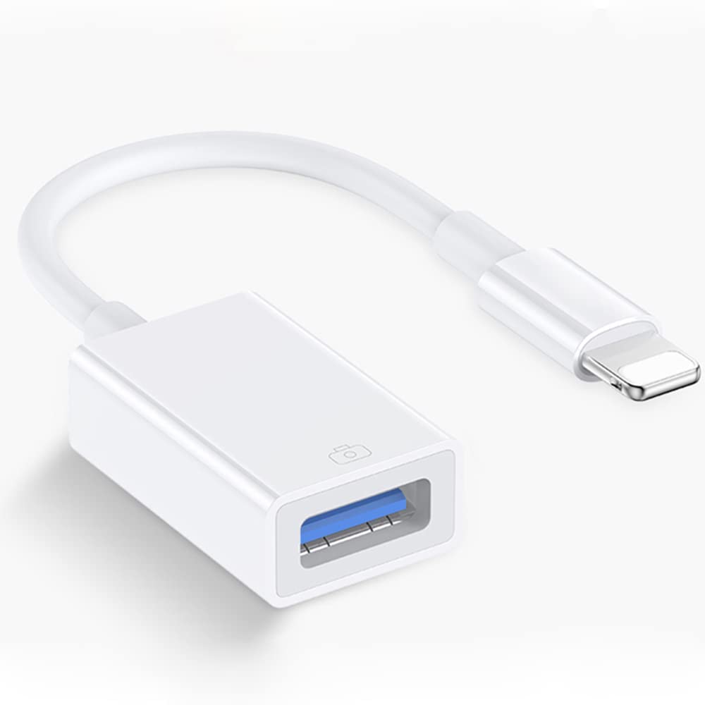 2023新版【USB3.0 MFi認証】iPhone usb 変換アダプタ lightning usbカメラアダプタ iphone 変換アダプタ 双方向 データ転送 写真/音声ファイル/ビデオ転送 iPhone/iPad対応 設定不要 ゲーム拡張スロット マウス/キーボード/チューナー/Uディスク接続