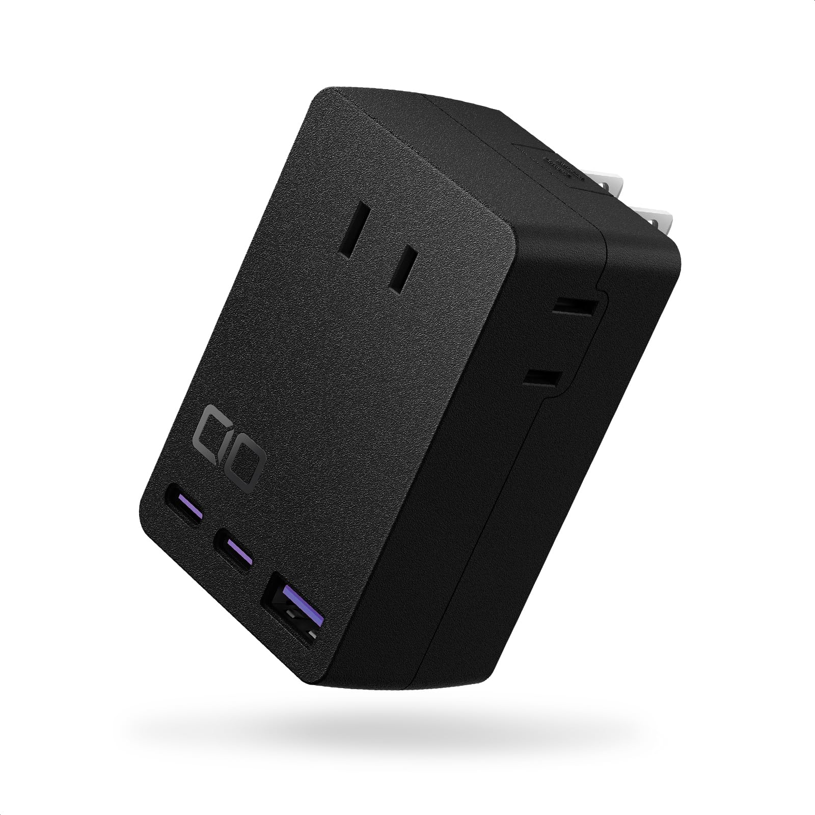 CIO 壁挿し 電源タップ Polaris CUBE WALL USB PD 65W タイプC [CIO独自技術 NovaIntelligence搭載] USB コンセント 急速充電 iPhone Android Macbook iPad Galaxy S23 Ultra (ブラック)