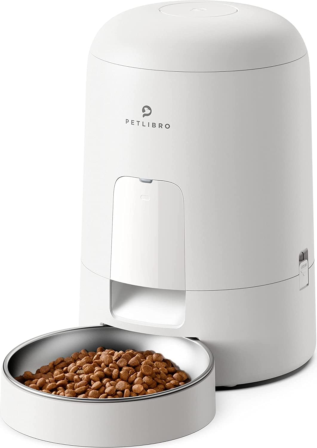 PETLIBRO AIR 自動給餌器 猫用 コードレス タイマー式 定時定量 自動餌やり機 無制限置き場所 餌やり器 1日6食 ステンレス製ボウル 4重鮮度保持 2WAY給電 誤操作防止 お手入れ簡単 2L ホワイト その1
