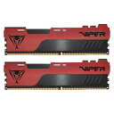 Patriot Memory Viper Elite II DDR4 3200MHz 16GB (8GB x 2枚) デスクトップ用メモリ - PVE2416G320C8K