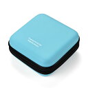 【送料無料】LIOVODE 48枚収納 CDケースポータブルEVA blu-ray ディスク収納ケース 大容量 DVD/VCD 収納 (48枚, スカイブルー 48)