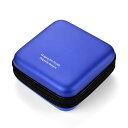【送料無料】LIOVODE 48枚収納 CDケースポータブルEVA blu-ray ディスク収納ケース 大容量 DVD/VCD 収納 (48枚, ブルー 48)