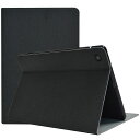 対応 Teclast M40SE 適用のケース 軽量 薄型 対応 Teclast M40SE 適用のタブレット 専用 PU 保護 スタンド カバー 耐衝撃 傷防止 機能 対応 Teclast M40SE 適用 PCduoduo (ブラック)(2)