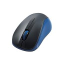 エレコム マウス ワイヤレスマウス Bluetooth 静音 3ボタン Sサイズ 抗菌 ブルー M-BY10BRSKBU(2)