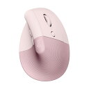 ロジクール ワイヤレス 縦型 静音 エルゴノミック マウス LIFT M800RO Logi Bolt Bluetooth Unifying非対応 smartwheel ワイヤレスマウス 無線 windows mac chrome iPad Android OS M800 ローズ 国内正規品(2)