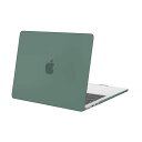 MOSISO 対応機種 MacBook Air 13.6インチ ケース 2024 2023 2022 リリース M3 A3113 A2681 M2 チップ Liquid Retina Display & Touch ID付き 保護 プラスチック ハードシェルケース カバー(エメラルド グリーン)