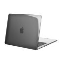 MOSISO 対応機種 MacBook Air 13.6インチ ケース 2024 2023 2022 リリース M3 A3113 A2681 M2 チップ Liquid Retina Display & Touch ID付き 保護 プラスチック ハードシェルケース カバー(スモーク ブラック)