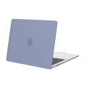 MOSISO 対応機種 MacBook Air 13.6インチ ケース 2024 2023 2022 リリース M3 A3113 A2681 M2 チップ Liquid Retina Display & Touch ID付き 保護 プラスチック ハードシェルケース カバー(ラベンダー グレー)