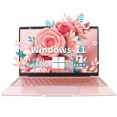 ESBOOKノートパソコン 【Windows 11 Pro搭載】【MS Office 2019搭載】14インチIPS液晶/1920×1080FHDディスプレイ カメラ付き 大画面ノートパソコン/薄型PCノート/8GBメモリ/無線LAN対応/ワイヤレスマウス付き/日本語キーボードフィルム付き (64G+512G SSD, ローズゴール