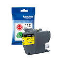 BROTHER 【ブラザー純正】インクカートリッジイエローLC412Y対応型番:MFC-J7300CDW、MFC-J7100CDW他 小