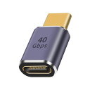 Duttek USB-C 延長アダプタ, USB Type C 延長アダプタ, 40Gbps USB Type C 延長コネクタ8k@60HZと100W 5Aの急速充電をサポート、Thunderbolt 3/4とUSB Type Cインターフェースデバイスと互換性がある。適格請求書行可