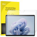 JEDirect フィルム Surface Pro 9/Pro 9 5G 2022 13インチ用 サポートSurface ペン 強化ガラスフィルム HD クリア 2枚セット(2)