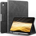 auaua iPad 第10世代 10.9インチ ケース ペン収納 iPad 10 ケース2022 専用 PUレザー 手帳型 ひび割れ防止 耐衝撃 オートスリープ&スタンド機能付き 全面保護 iPad 10 世代 (Gray)