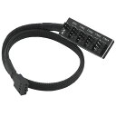 upHere PWMファン用延長電源ケーブル 1-5分岐ケーブル 3ピンと4ピンのファン対応 PCケースファン増設用 1本【FH5-1】(2)