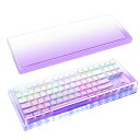 Geekria キーボード カバー ケース 互換品 ロジクール G Logicool G913 TKL/G PRO テンキーレス ワイヤレスメカニカルゲーミングキーボード アクリルカバー 保護カバー(紫色のグラデーション)(2)