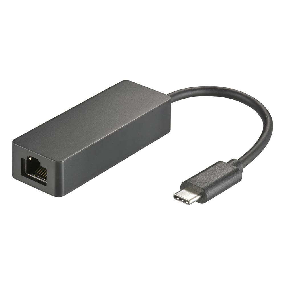 オーム電機PCGEAR LAN変換アダプター Type-CをLANに変換 有線LANアダプター Type-Cコネクタ搭載 GigaLANアダプター PC-SHL13-K 01-3110 OHM