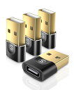 usb c 変換アダプタ【4パック】Sweguard タイプc usb 変換USB type C メス - A オス OTG 充電器usb a c 変換コネクタ...