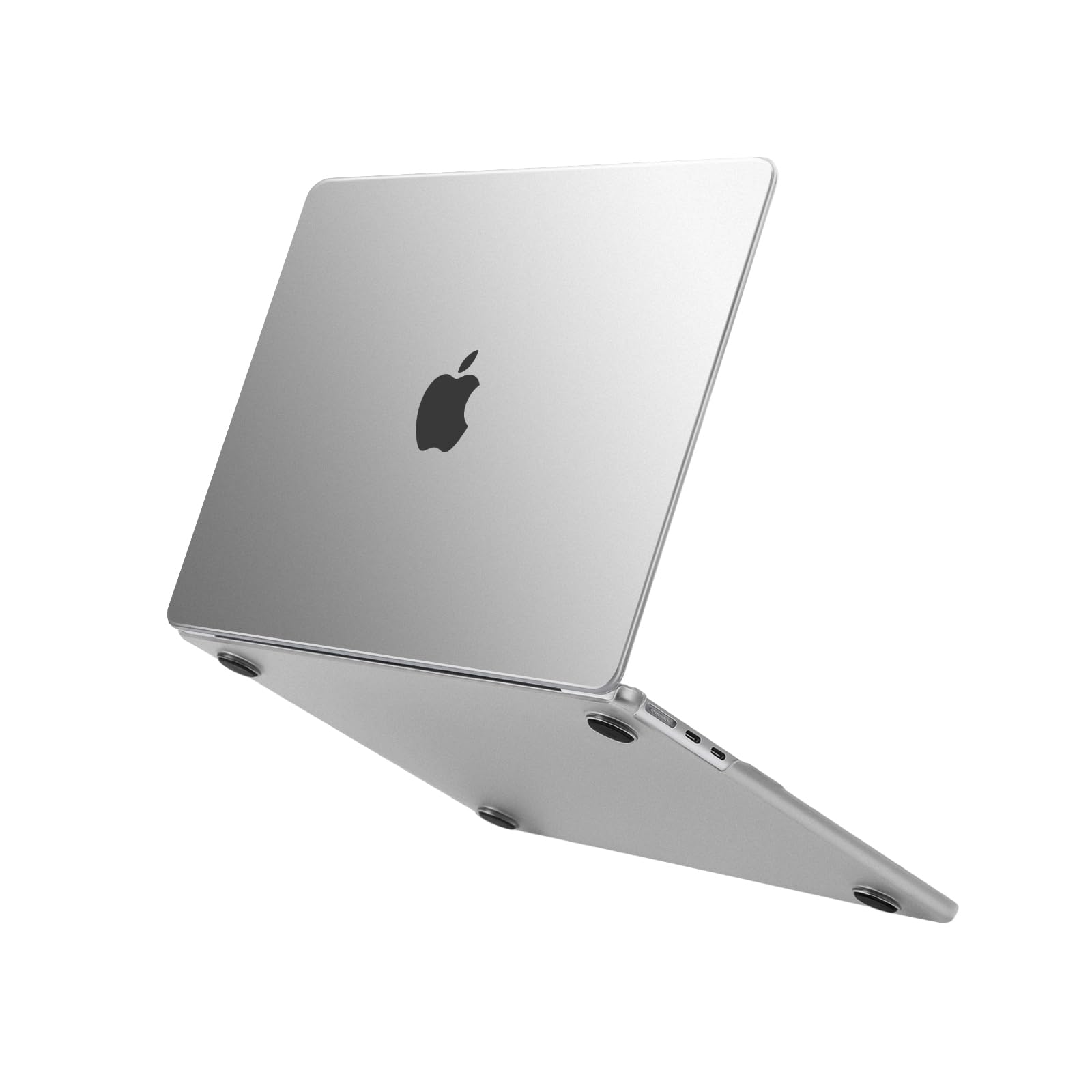 MOSISO 対応機種 MacBook Air 13.6インチ ケース M3 M2 2024 2023 2022 リリース A3113 A2681 Touch ID付き、超薄型 スリム 自然なオリジナル色 保護ケース プラスチックハードシェル カバー(霜)