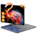 SERYUB Pocket 8インチ小型ノートパソコン/2in1タッチスクリー モバイルPC 2軸ヒンジ180°回転 780g / Alder Lake-N100/12GB DDR5/Windows 11 Office 2019/タッチペン付き/スマホゲーム対応 (256G SSD)