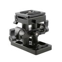 CAMVATE 汎用ベースプレート(for Arca-Swiss互換) 高度調整可能 15mmレールロッドサポートシステム対応 撮影安定性機材
