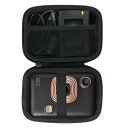 Khanka 専用保護収納ケース 用の にとって FUJIFILM チェキ インスタントカメラ/スマホプリンター instax mini LiPlay (ブラック)