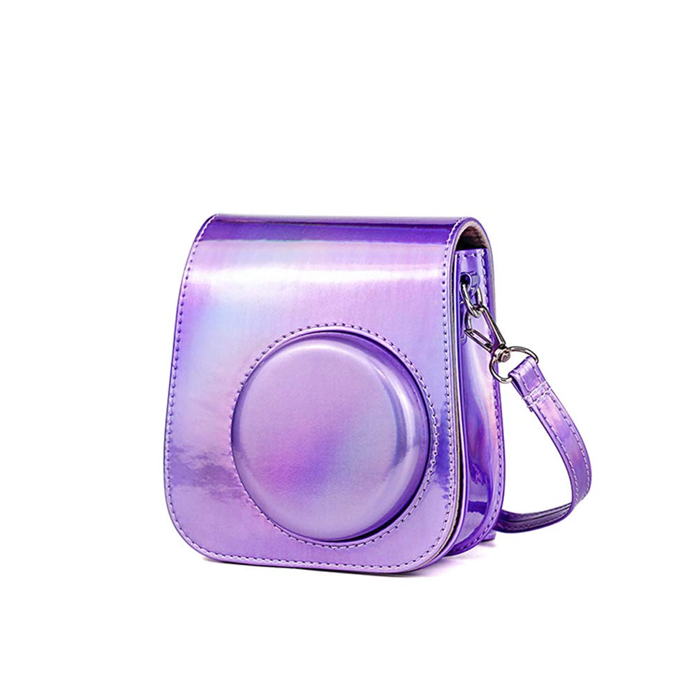 【送料無料】kinokoo チェキケース,Fujifilmチェキinstax mini12/mini11/mini 8/mini8+/mini9ケース instax mini11/mini 9/mini8/mini8+カメラケース チェキ保護ケース ショルダーストラップ付き PUレザー（CSPP）